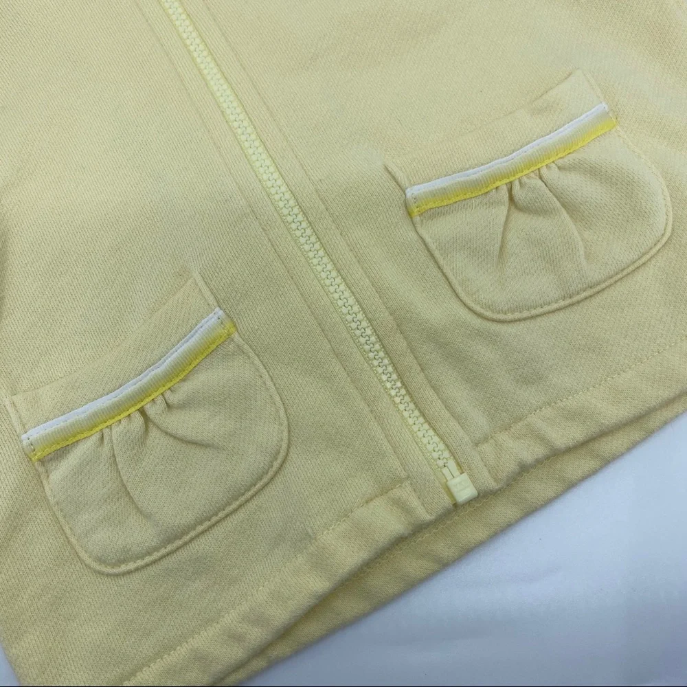 Old Navy Baby Girl Hooded Jacket‎ Pockets Yellow